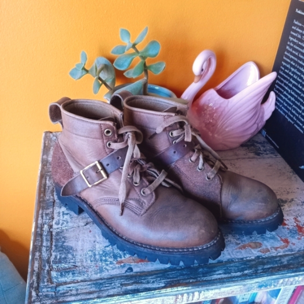 Vintage Dayton X-Boots in Brown Leather